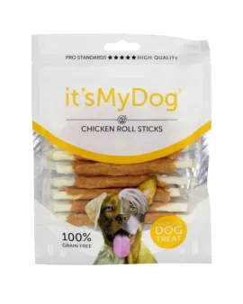 It`s My Dog лакомство за кучета, солети от кожа с пилешко месо, 80 г