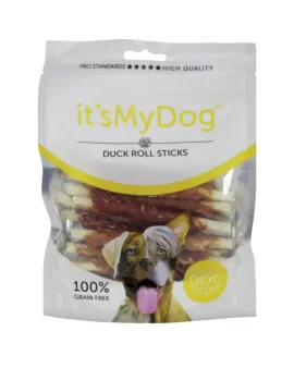 It`s My Dog лакомство за кучета, солети от кожа с патешко месо, 80 г