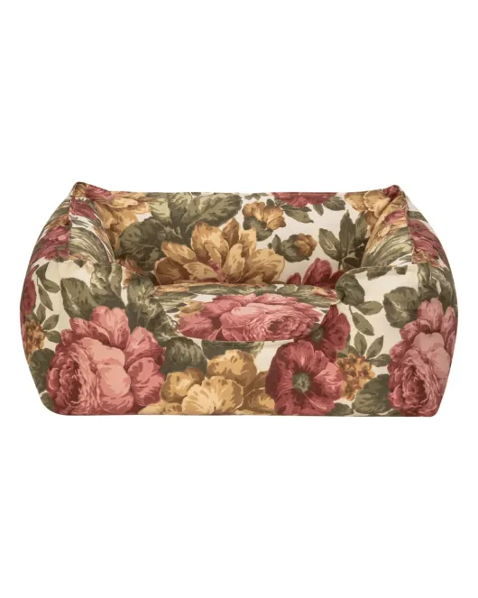 Pet Comfort Alpha водоустойчиво легло за кучета и котки, устойчивo на петна, флорални мотиви