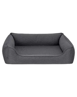 Pet Comfort Bravo легло за кучета и котки, с ортопедична пяна, тъмно сиво