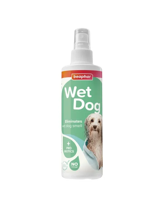 Beaphar Beaphar Wet Dog спрей за кучета, за неутрализиране на миризмата на „мокро куче“ и други неприятни миризми, 250 мл