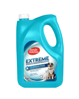 Simple Solution Extreme мощен препарат против петна и миризми от котки и кучета, 4 л