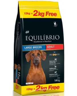 Equilibrio Adult Large Breed - Супер премиум храна за едри и гигантски породи кучета