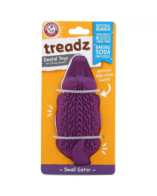 Arm&Hammer Super Treadz Mini Gator Играчка за кучета Крокодил малък