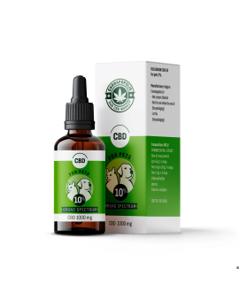 CBD масло 10% за домашни любимци (1000 mg CBD)