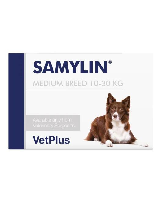 Samylin Small/Medium/Large Breed – Добавка за чернодробна функция при кучета от малки/средни/големи породи