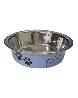 anipro Paws No Slip метална купа синя