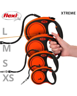 flexi Xtreme М - 5м лента, до 35кг - цвят оранж