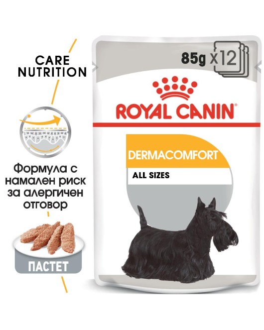 Royal Canin Dermacomfort Loaf – Пастет за чувствителна кожа