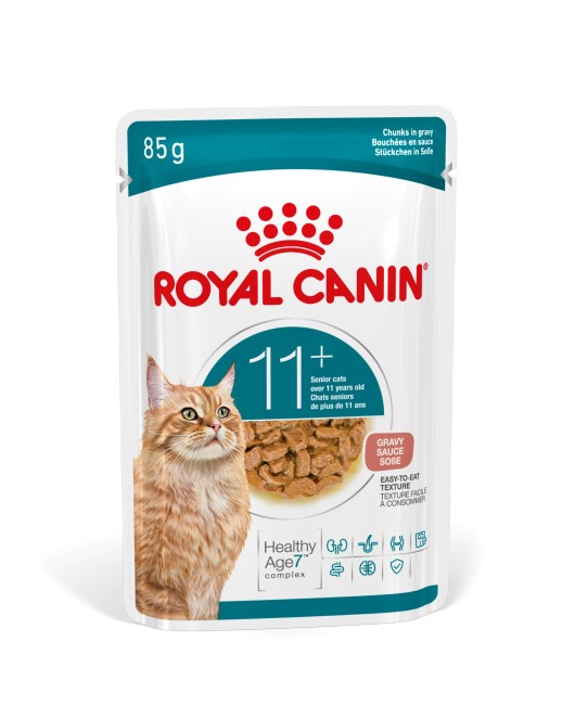 Royal Canin Ageing 12+ in Gravy - Пауч за възрастни котки (над 12 години, 12×85 г)