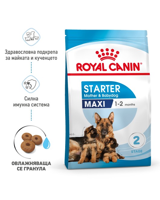 Royal Canin Maxi Starter Mother & Babydog - Стартова храна за майки и кученца от големи породи
