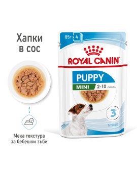 Royal Canin Mini Puppy Pouch – Пауч за кученца от малки породи