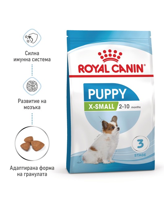 Royal Canin X-Small Puppy – Храна за кученца от мини породи