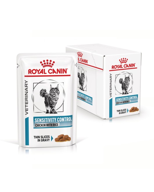 Royal Canin Feline Sensitivity Control Chicken – Мокра храна за котки с хранителна непоносимост, с пиле