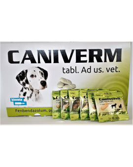 Caniverm – Таблетки против вътрешни паразити за кучета и котки 1бр.