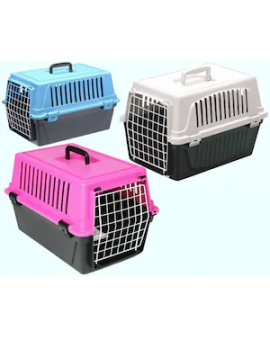 Ferplast Atlas Transport Box 30 – Средна клетка за транспорт на домашни любимци - 60 см x 40 см x 38 см