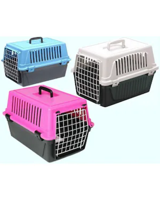 Ferplast Atlas Transport Box 30 – Средна клетка за транспорт на домашни любимци - 60 см x 40 см x 38 см