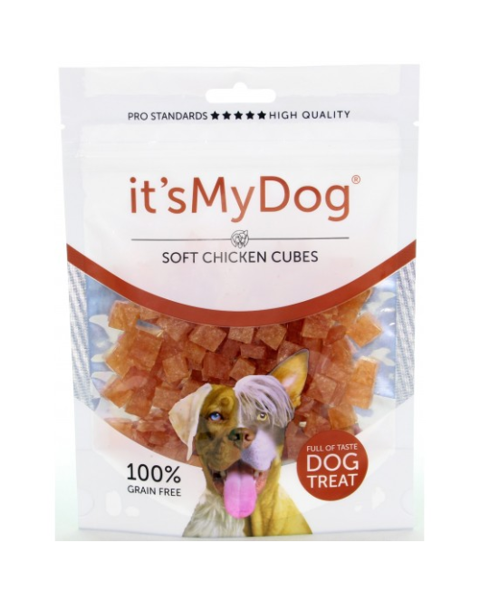 ITS My Dog Soft Cubes Chicken 85 g – Лакомства с пилешки хапки за кучета