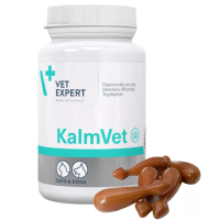 KalmVet 150 mg, 60 капсули – Натурална добавка за намаляване на стреса и тревожността при кучета и котки