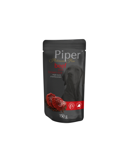 Piper Platinum Beef & Rice – Пауч с телешко и ориз за малки кучета