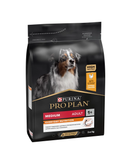 Purina Pro Plan Medium Adult Chicken – Супер премиум храна с Пиле за кучета от средни породи