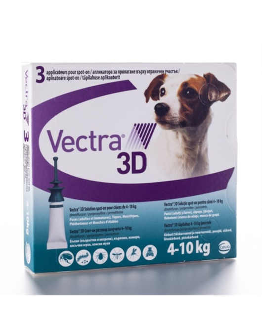Vectra 3D - Антипаразитна пипета за кучета