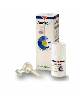 Vetoquinol Aurizon Ear Drops (10мл) – Капки за уши при кучета при бактериални и гъбични инфекции