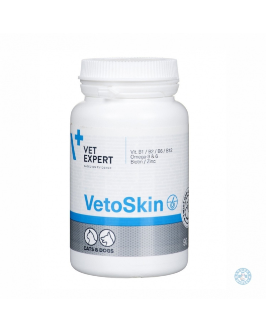 VetoSkin, 90табл. – Добавка за здрава кожа и козина 300мг.