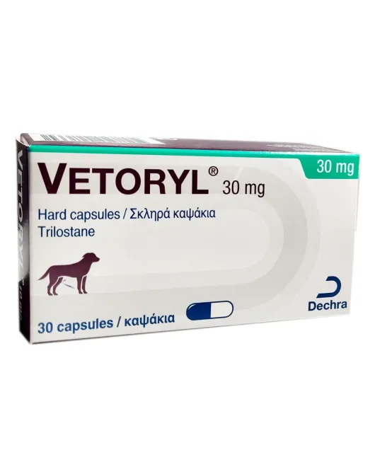 Vetoryl 30 mg - Лекарствен продукт при синдром на Кушинг при кучета
